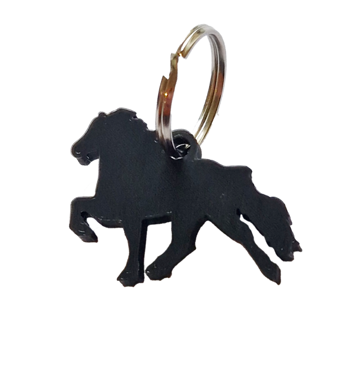 Key ring with Icelandic horse